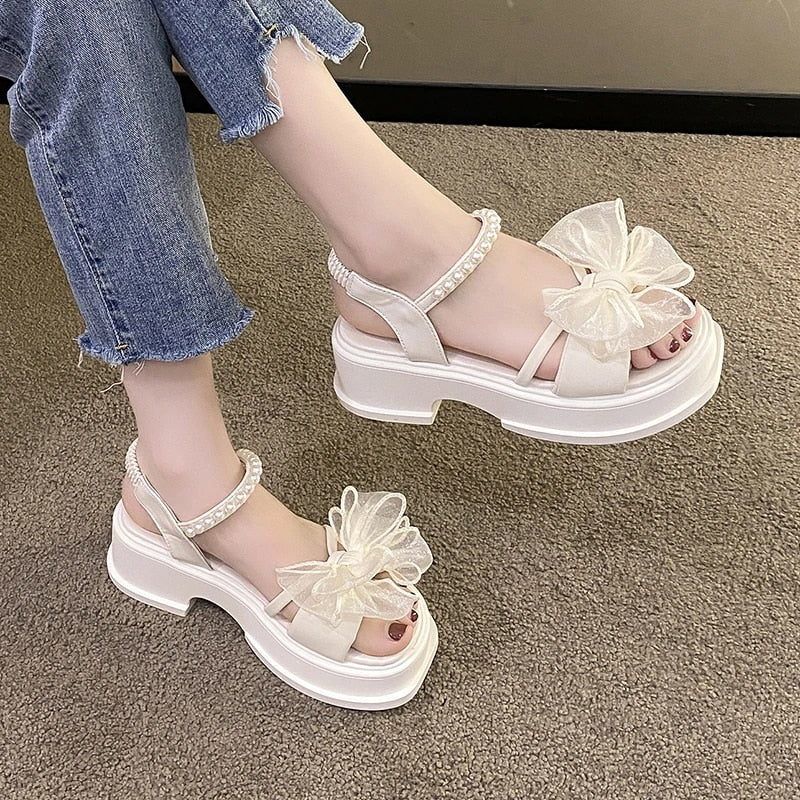 pantsparadises Ladies Shoes on Sale Fashion Modern Women's Sandals Summer Daily  Sandals Women Solid Shoes Ladies Platform Zapatillas