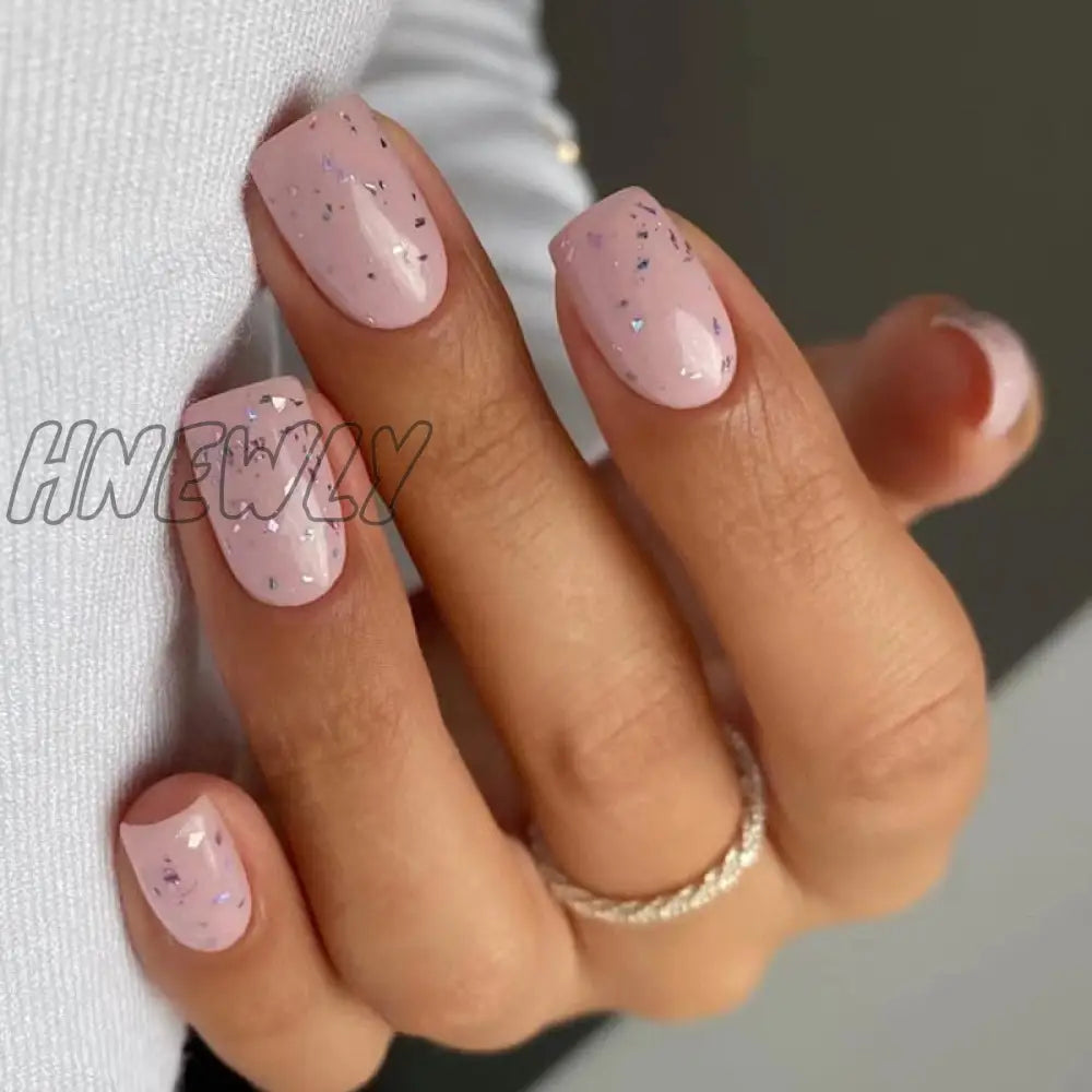 24Pcs Summer False Nails With Designs Charms Flame Long Ballerina Fake Nails Wearable Coffin French