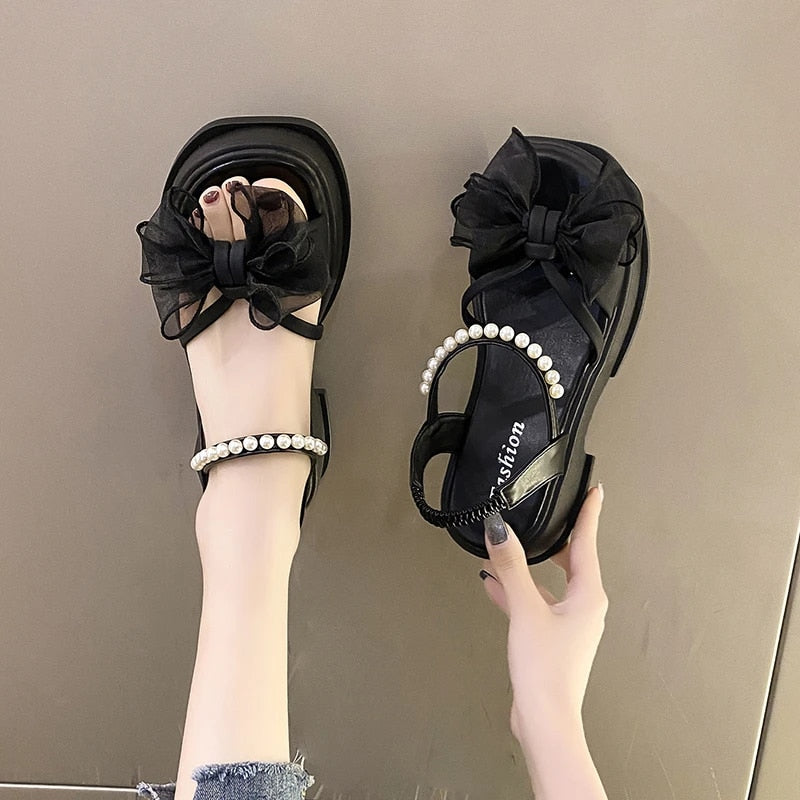 pantsparadises Ladies Shoes on Sale Fashion Modern Women's Sandals Summer Daily  Sandals Women Solid Shoes Ladies Platform Zapatillas