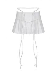 pantsparadises - Pleated A-line Skirts ddbos-shop