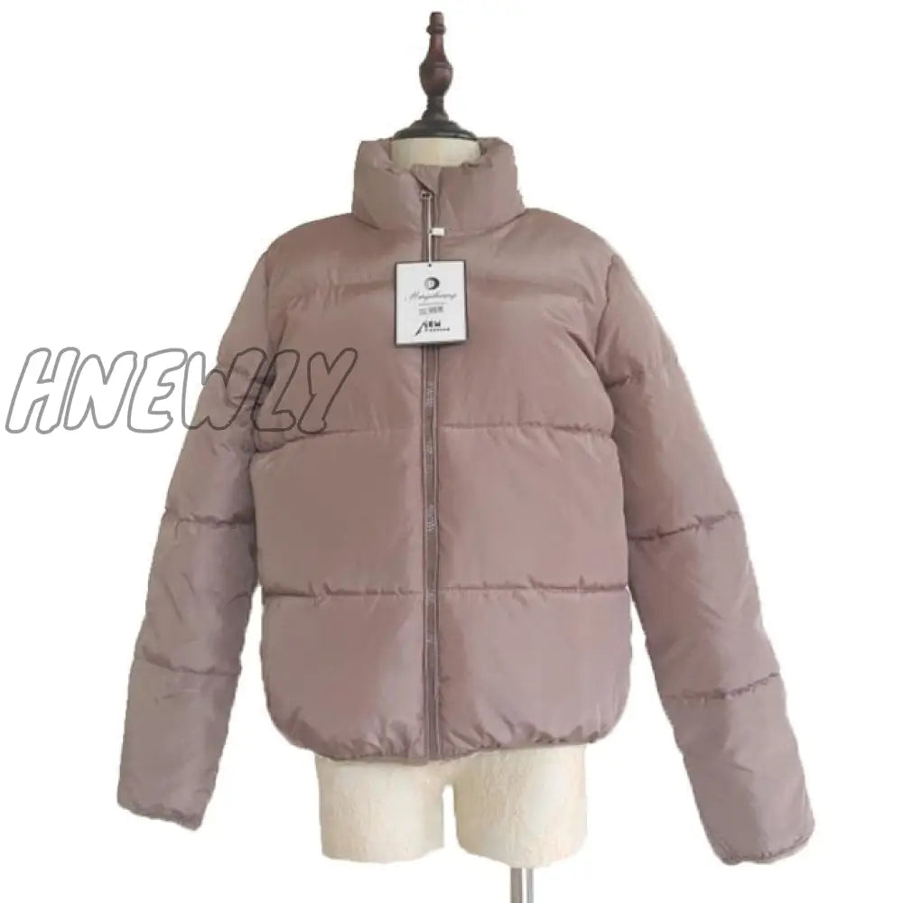 8 Colors Bubble Jacket Women Winter Puffer Coat Stand Collar Mint Green Thicken Parka Winterjas