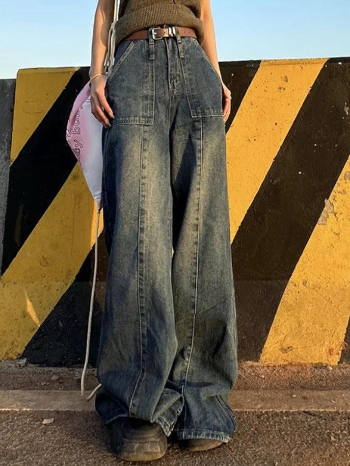 pantsparadises - Vintage Distressed Boyfriend Jeans pantsparadises