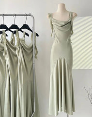 Summer Elegant Ruffles Chic Female Midi Dresses New Classic Solid Color Fashion Chiffon Simple Casual S-L Women Dresses