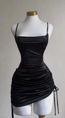 pantsparadises DRESS TO IMPRESS 2024 Dress Summer High Sense Lace-up Sexy Halter Spice Bag Hip Skirt