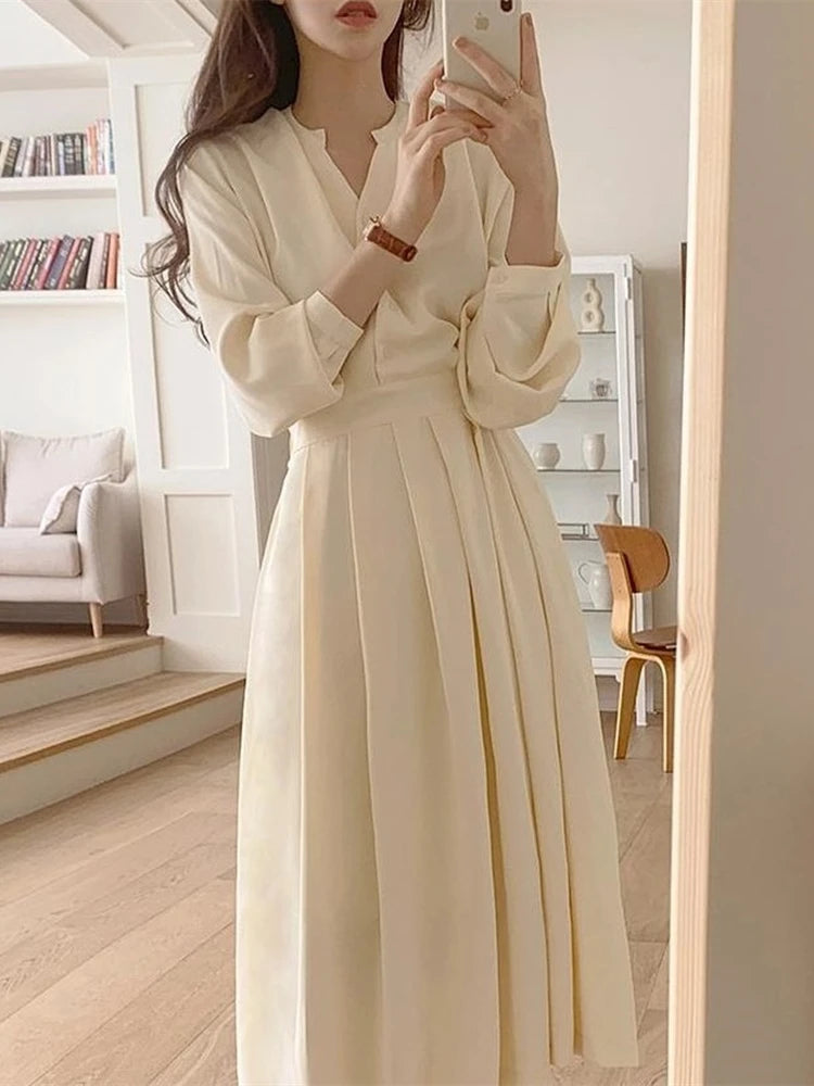 pantsparadises Summer Women'S Dress Shirt Dress Long Spring Evening Female Vintage Maxi Party Beach Women Dresses Casual Elegant Prom pure