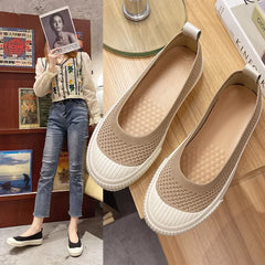 pantsparadises Shallow Mouth Casual Woman Shoe Slip-on Round Toe Female Footwear Loafers With Fur Soft New Slip On Summer Moccasin Dress Leisur