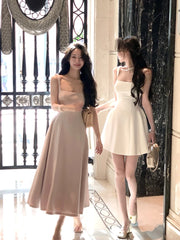 Even Party Red Dress Women Casual Elegant Clothing One Piece Dress Korea Fashioon Summer 2024 Sleeveless Strap Mini Dress Female