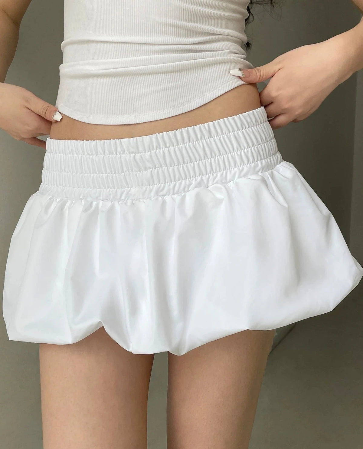  Casual Solid A-Line Skirt Preppy Style Basic Low-Waisted Super Mini Skirts Women 2024 Summer Fashion Streetwear Ladies