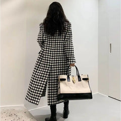 pantsparadises Woolen Coat Woman Winter Thick  Warm Long Ladies Coat Autumn Casual Suit Women Jackest Clothes Outwear