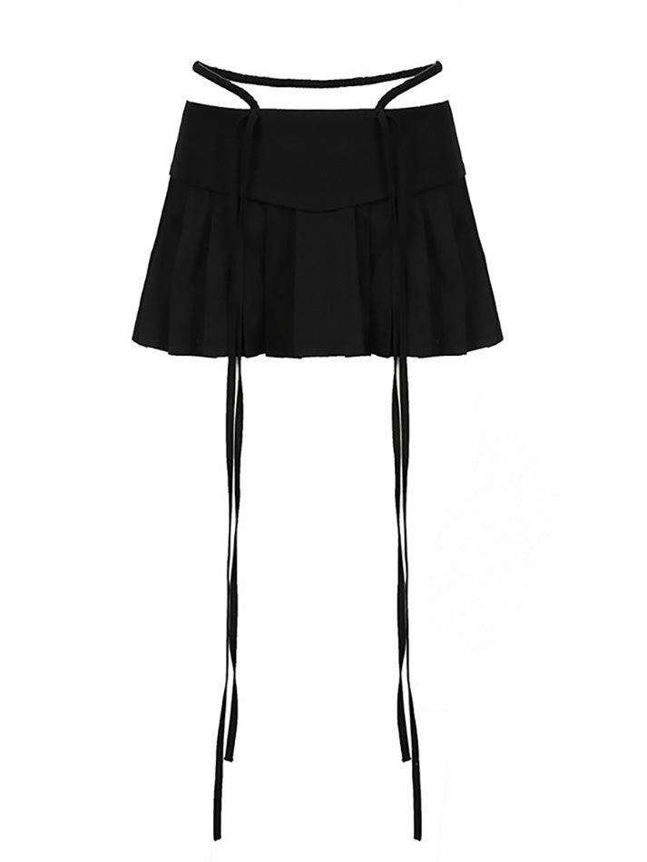 pantsparadises - Pleated A-line Skirts ddbos-shop