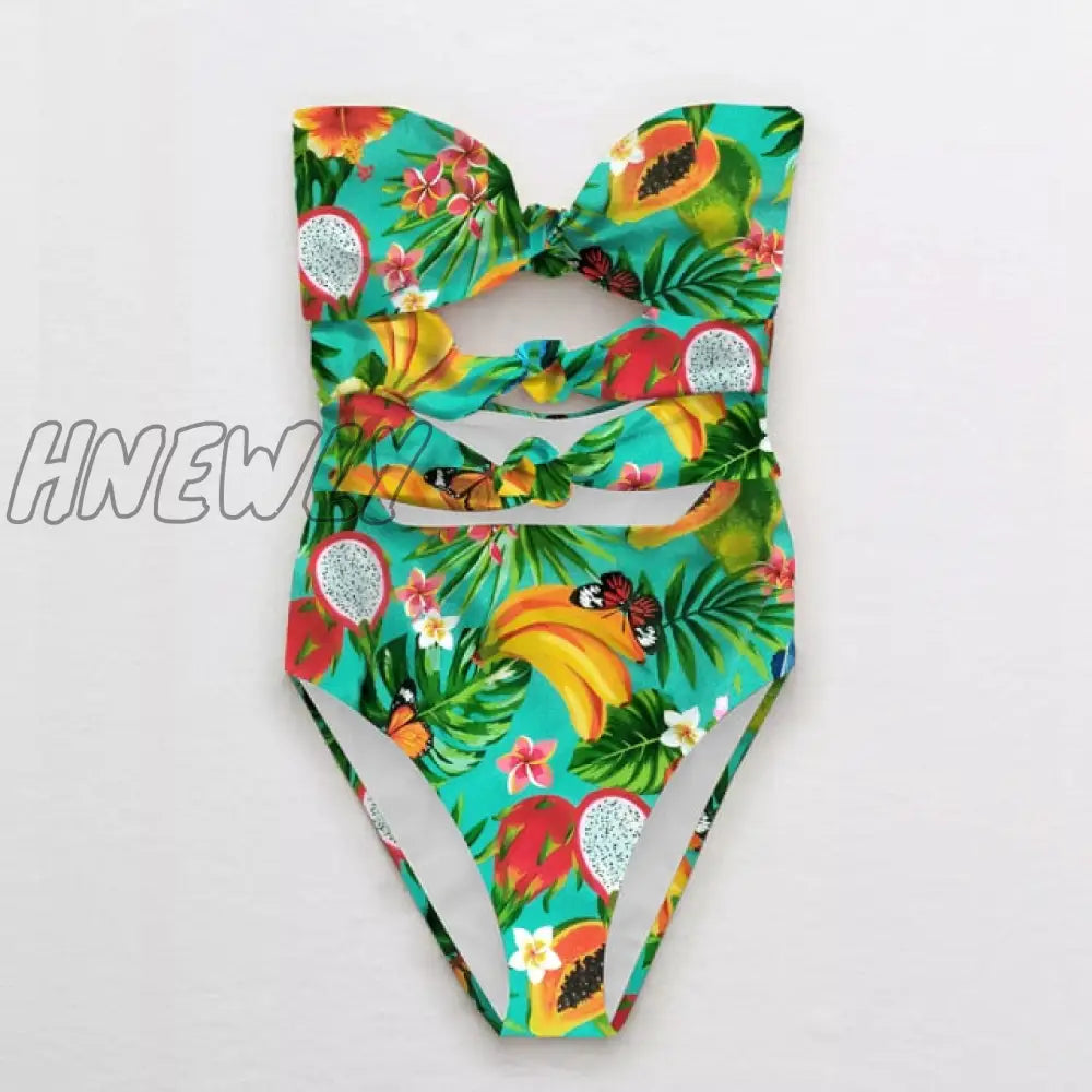 Beach Wear Print Bikini Swimwear Women Wrap Skirt Swimsuit High Waist Cover Up Sexy Sarong Plage