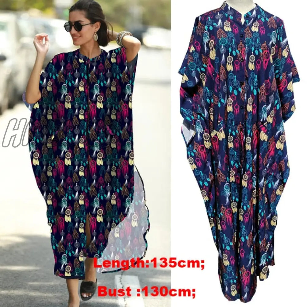 Cover - Ups Kaftan Beach Print Snakeskin Swimsuit Cover Up Kimono Plage Robe Femme Long Dress