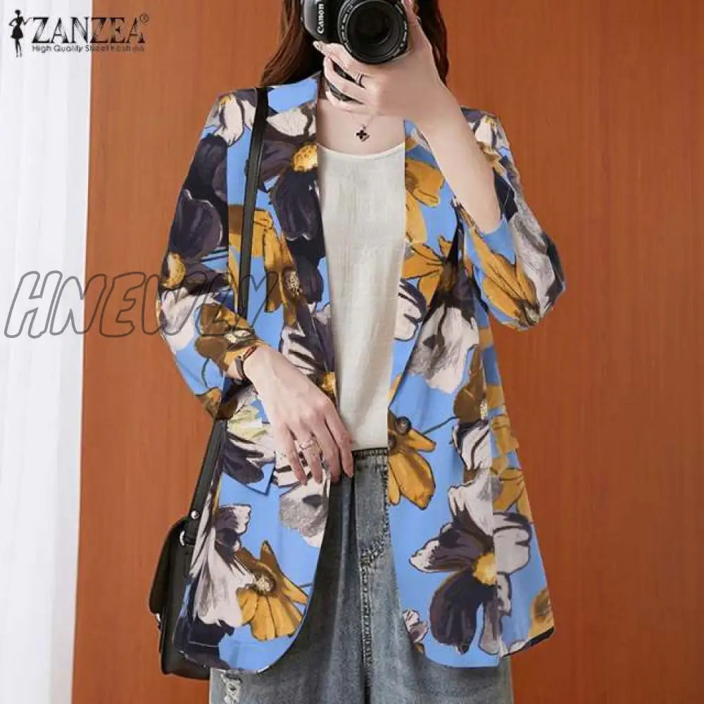 Fashion Cotton Blazers Women’s Autumn Coats Casual Long Sleeve Outwears Female Single Button