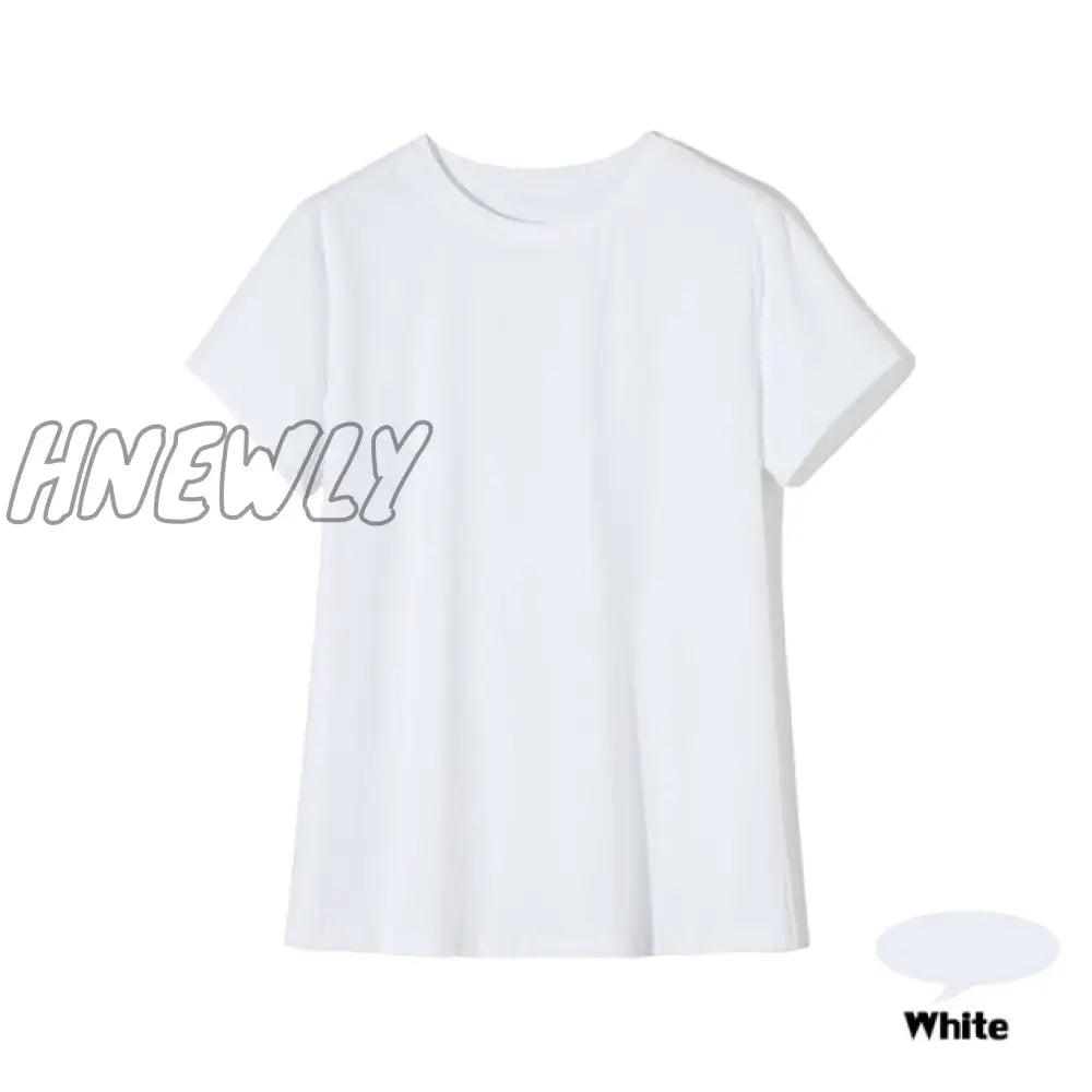 High Quality 11 Color S - 3Xl Plain T Shirt Women Cotton Elastic Basic T - Shirts Female Casual