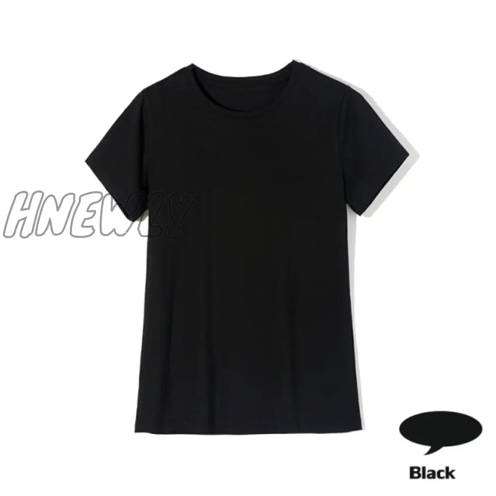 High Quality 11 Color S - 3Xl Plain T Shirt Women Cotton Elastic Basic T - Shirts Female Casual