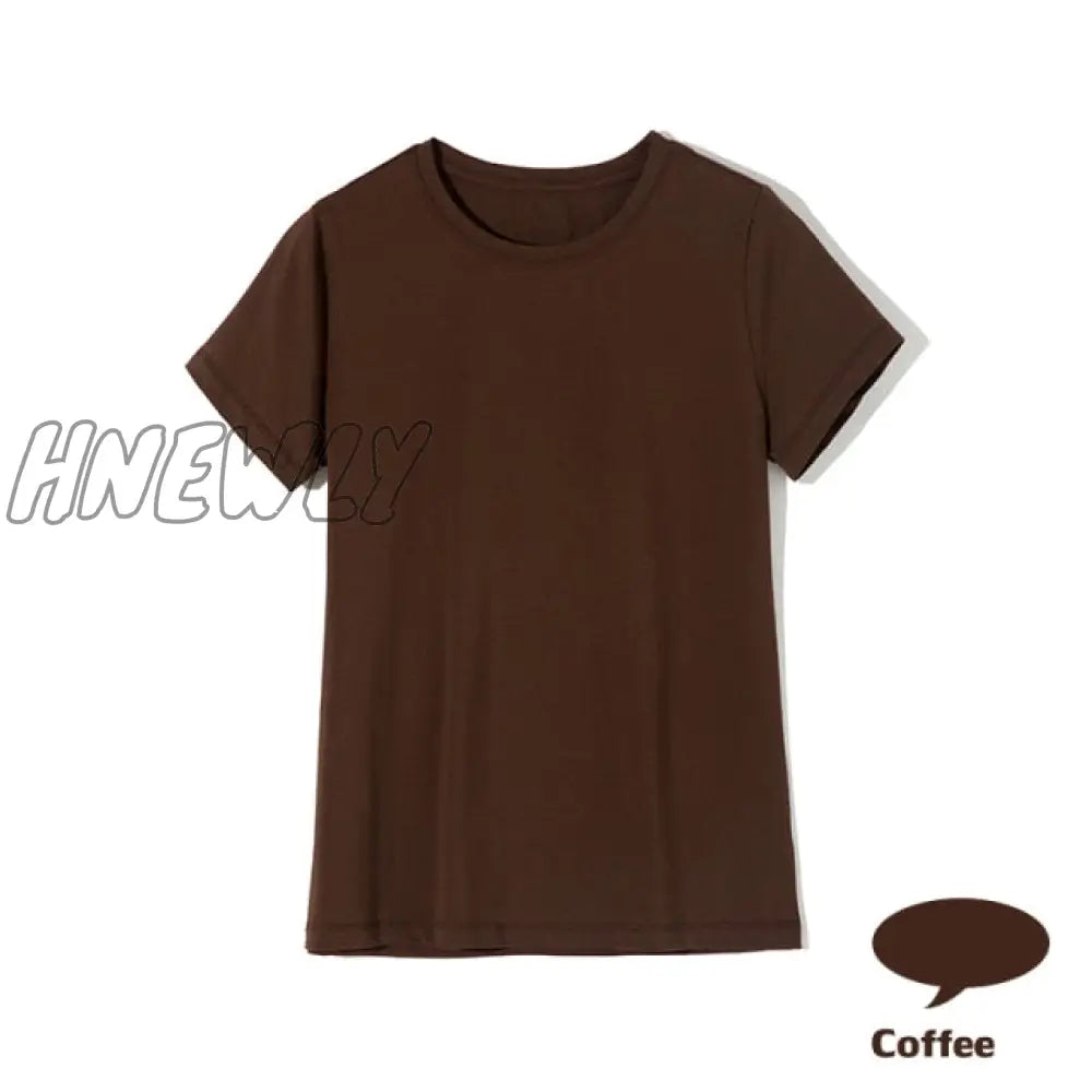 High Quality 11 Color S - 3Xl Plain T Shirt Women Cotton Elastic Basic T - Shirts Female Casual