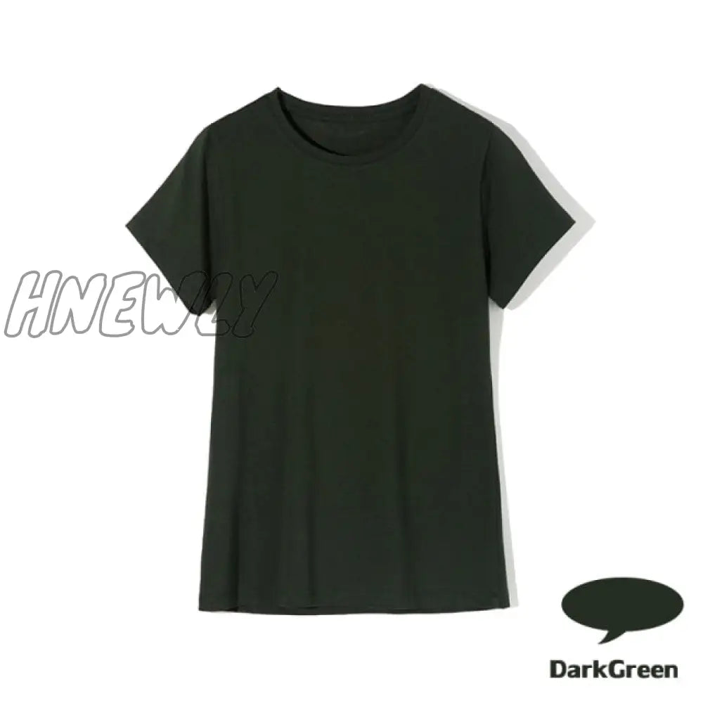 High Quality 11 Color S - 3Xl Plain T Shirt Women Cotton Elastic Basic T - Shirts Female Casual