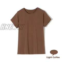 High Quality 11 Color S - 3Xl Plain T Shirt Women Cotton Elastic Basic T - Shirts Female Casual