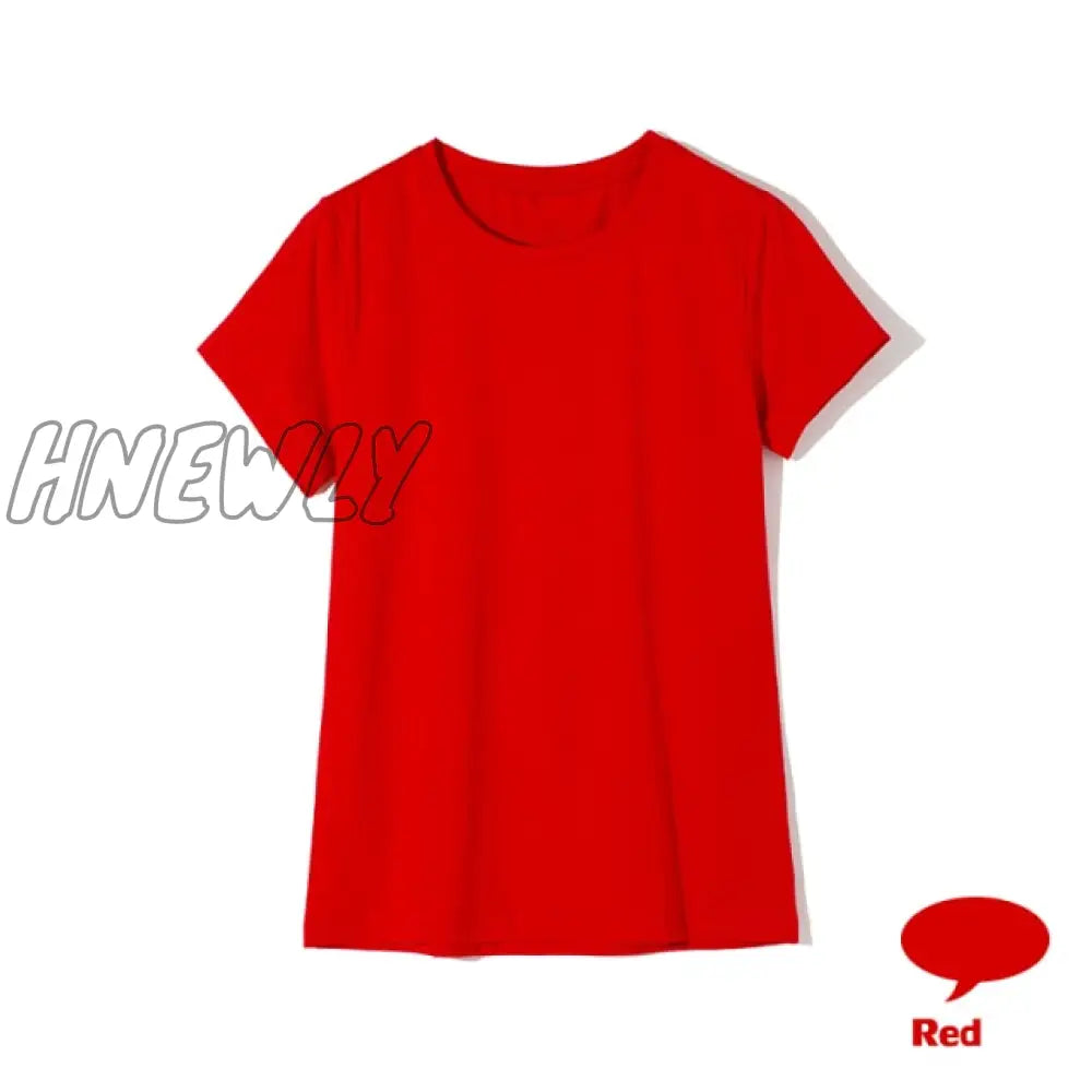 High Quality 11 Color S - 3Xl Plain T Shirt Women Cotton Elastic Basic T - Shirts Female Casual