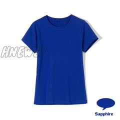 High Quality 11 Color S - 3Xl Plain T Shirt Women Cotton Elastic Basic T - Shirts Female Casual