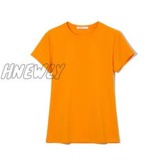 High Quality 11 Color S - 3Xl Plain T Shirt Women Cotton Elastic Basic T - Shirts Female Casual