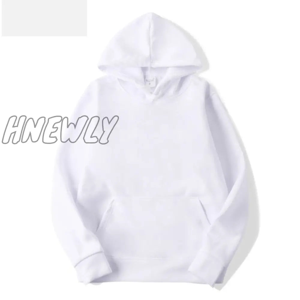 Sports Hoodie Spring And Autumn Men’s Women’s Casual Hooded Pullover Sweatshirt Pure Color Top