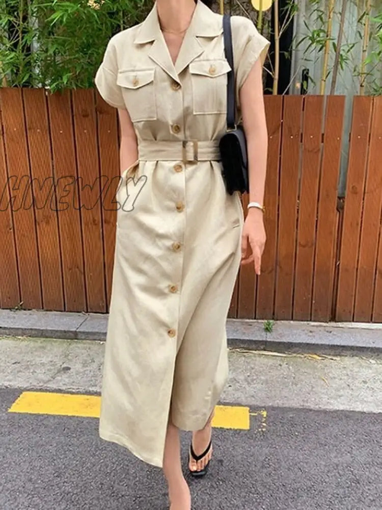 Summer Women Dress Shirt Long Evening Female Vintage Maxi Party Oversize Beach Woman Dresses Casual