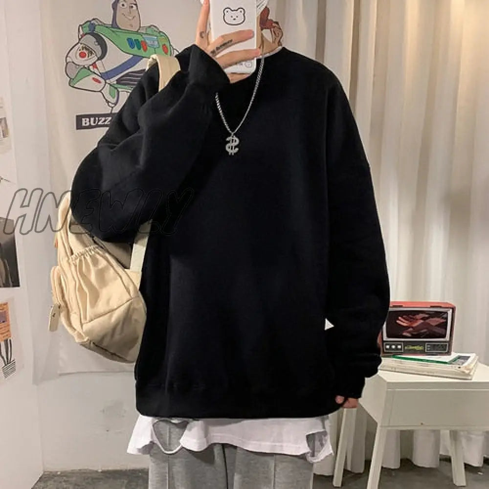 Vintage Embroidered Sweatshirt Autumn Letter Print Women Oversized Sweatshirts Harajuku V - Neck