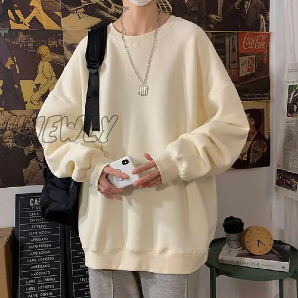 Vintage Embroidered Sweatshirt Autumn Letter Print Women Oversized Sweatshirts Harajuku V - Neck