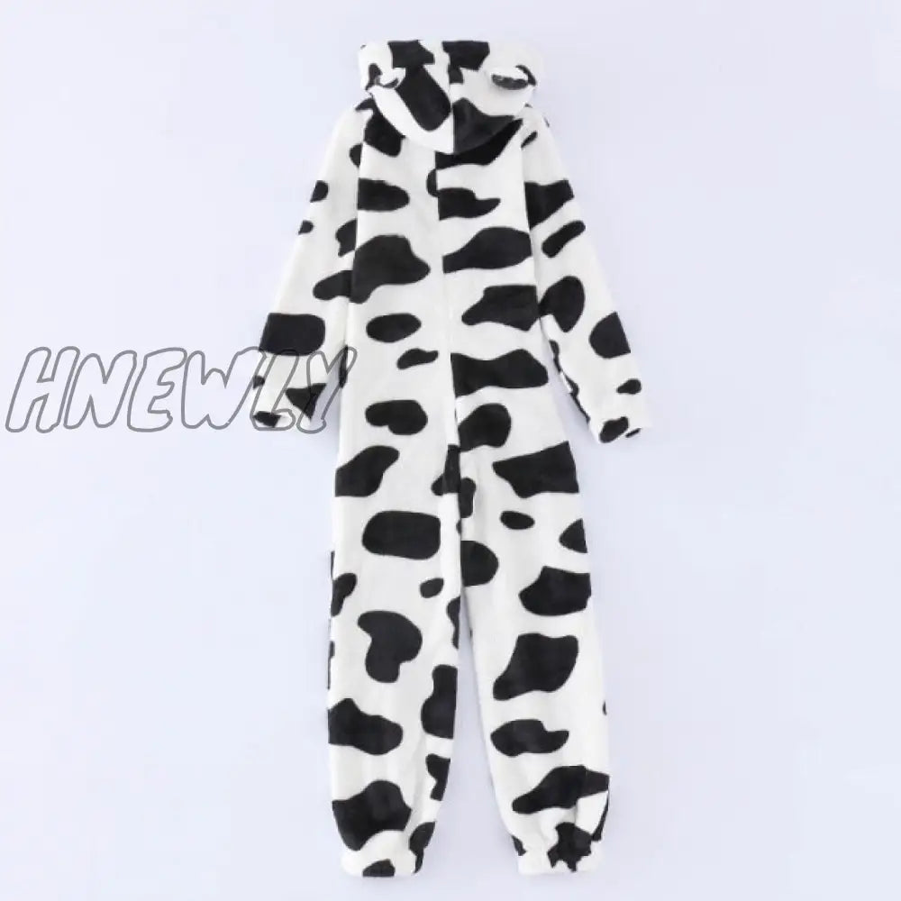 Winter Warm Pyjamas Women Onesies Fluffy Fleece Jumpsuits Sleepwear Overall Hood Sets Pajamas For