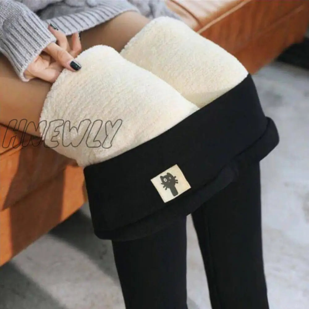 Winter Women Leggings Velvet Warm Pants Hight Waist Solid Color Legging Comfortable Keep Stretchy