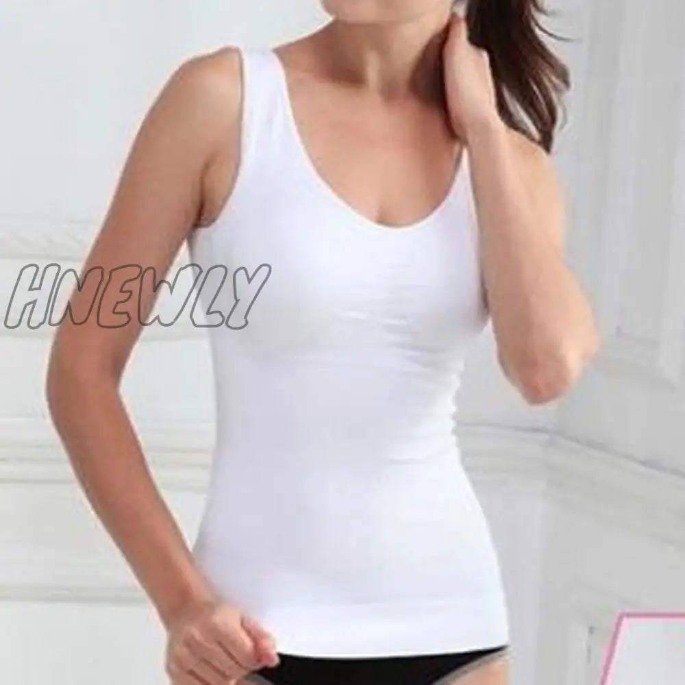 Women Tank Tops Camis Slim Up Lift Plus Size Bra Body Shaper Removable Underwear Slimming Vest